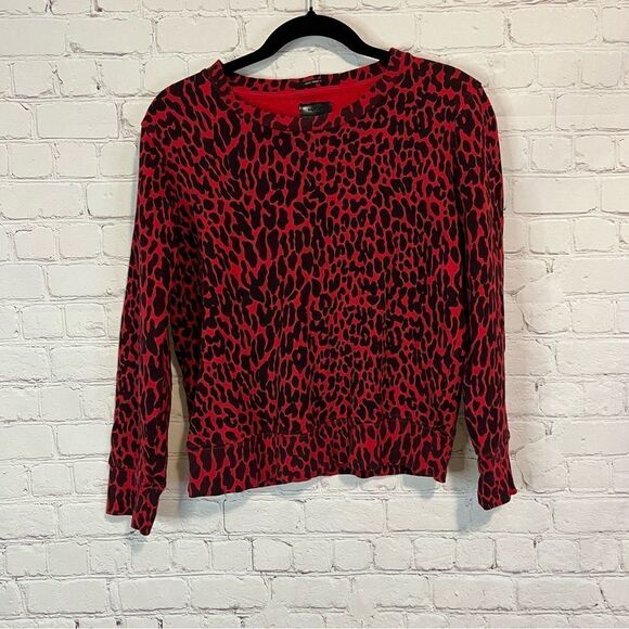 MOTHER 3/4 Sleeve Koozie Radioactive Paws Super Soft Crew Neck Sweatshirt SZ S - Picture 1 of 7